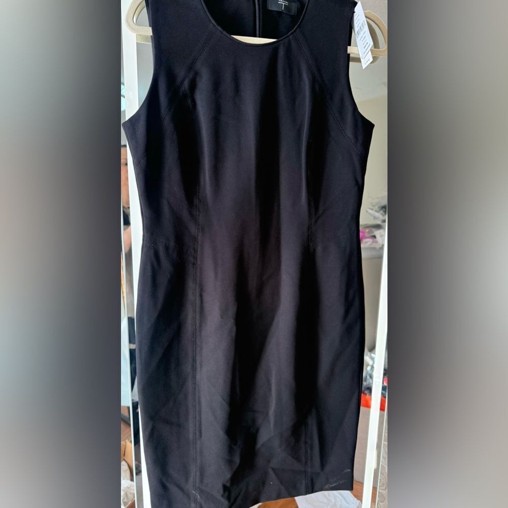 Tahari Solid Sheath Dress - Picture 3 of 4